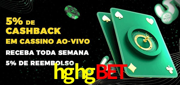 Promoções do cassino ao Vivo hghgbet
